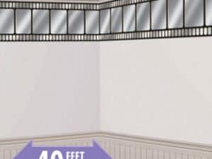 Metallic Movie Film Border Roll