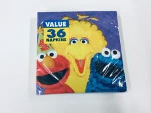 Sesame Street 1st Birthday Beverage Napkins