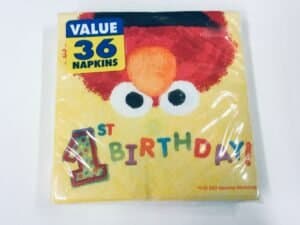 Elmo's First Birthday Beverage Napkins