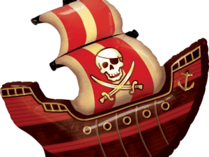 Pirate Ship Foil/Mylar Balloon