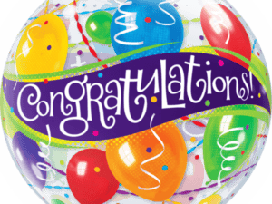 Congratulations Bubble Balloon