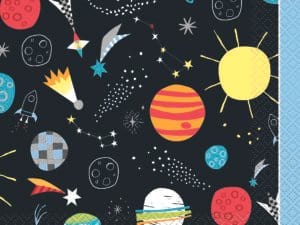 space themed napkins
