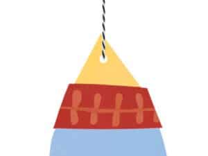spaceship hanging decoration