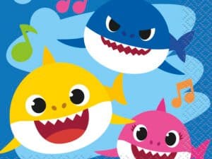 baby shark napkins