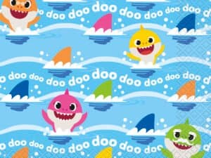 baby shark napkins