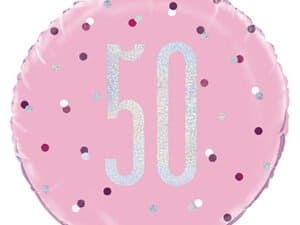 50th birthday balloons