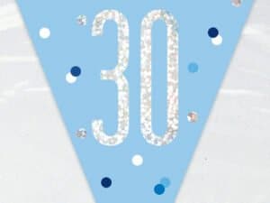 30th birthday flag banner