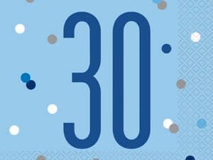 30th birthday napkins