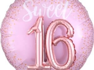 Sweet 16 Foil/Mylar Multi Balloon, An3973701
