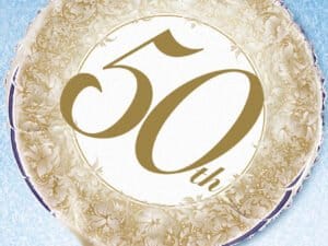 50th Anniversary Foil/Mylar Balloon, U52267
