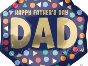 Happy Father's Day Dad Mylar/Foil Balloon