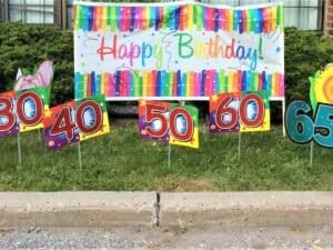 Assorted Birthday Yard Signs