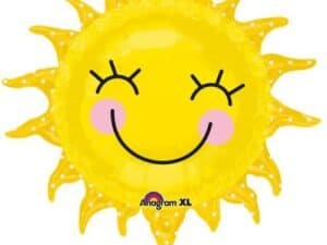 Sun Supershape Mylar/Foil Balloon