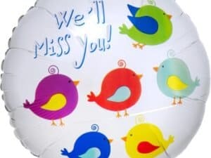 We'll Miss You, Foil/Mylar Balloon, An33689