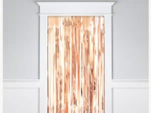 Door Curtain, Rose Gold Foil Fringe Door Curtain