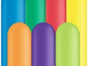 Twisting Balloon, Long Balloons, 260 Assorted Balloon Pack, 50pcs