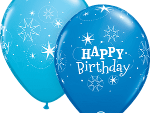 Birthday Sparkle 11" Assorted Latex Balloon Pack