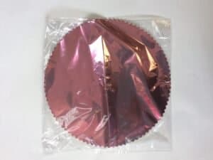 11.5" Mettalic Pink Tulle