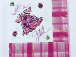 It's a Girl, Lunch Napkin