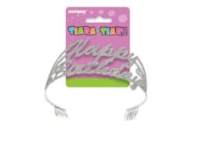 Glittering Happy Birthday Tiara