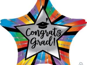 Congrats Grad Foil / Mylar Balloon - 1 Pc