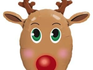Reindeer Shape Foil/Mylar Balloon, Supershape Foil balloon, Christmas Balloons