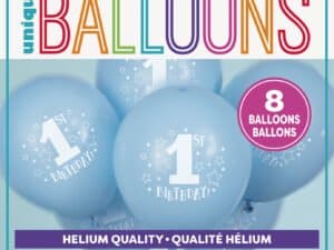 First Birthday Balloon Pack, Blue