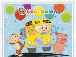 zCoComelon Photo Booth Backdrop For Kids - 1Pc.