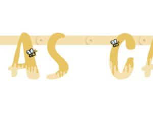 zSweet As Can Bee Banner, Kids Birthday Banner, Baby Shower Banners.