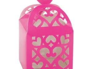 Bright Pink Lantern Favor Boxes, Candy Boxes