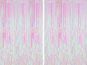 Iridescent Shimmer Curtain