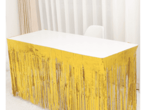 Gold Table Skirt, 1pc