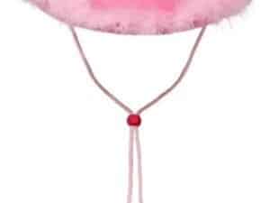 Pink Cowboy Hat with Crown Tiara Cowgirl Princess Hat Holiday Costume Party Supply