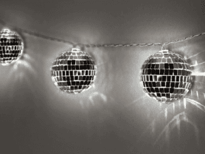 Disco Ball String Lights, Party Decoration