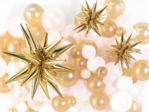 zAccent Decor Kit, Foil Star Balloons