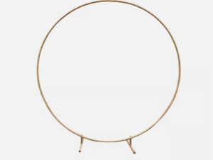 Gold Ring Backdrop For Rent