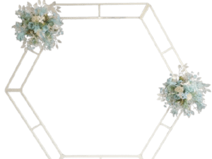Hexagonal White Stand, Backdrop Stand