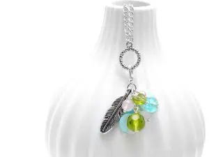 Lange Kette mit Wechselanhänger – Frühlingsgefühle –