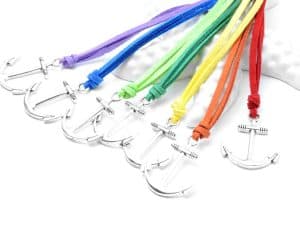 Armband Ankerliebe – Regenbogen