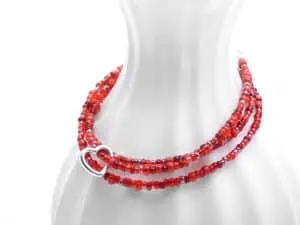 Romantisches Wickelarmband mit Herz