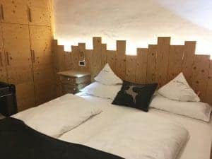La Bercia Dolomites chalet. Bedroom