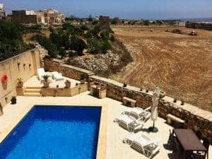 Swimming pool at ad hoc bnb