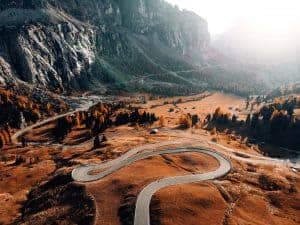 Road in the Dolomites