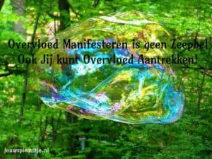 Ook jij kunt een bewuste schepper van jouw werkelijkheid zijn: het is zeker geen zeepbel