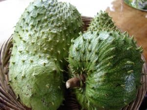 Sweet sour juice from Soursop on Madagascar