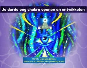 Derde oog chakra openen en ontwikkelen cover afbeelding bij artikel © 2017 jouwspiegeltje.nl