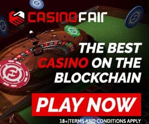 CasinoFair 20,000 FUN no deposit bonus (BlockChain)