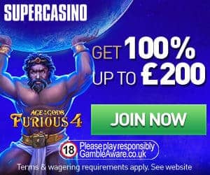 Super Casino - £10 no deposit and 100% free bonus up to £200