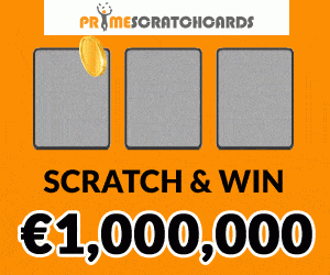 Prime Scratch Cards 120 free games & 100% up to €200 free bonus