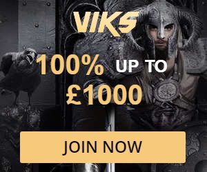 VIKS CASINO 20 free spins and €200 Mega Moolah bonus